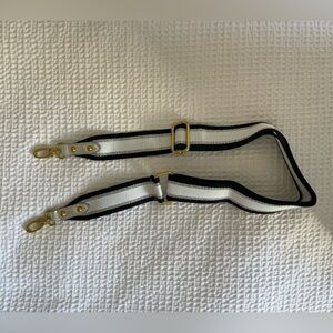 Black and White Adjustable Bag Strap